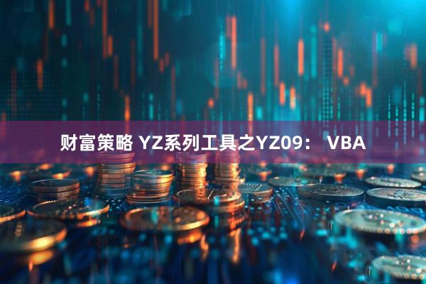 财富策略 YZ系列工具之YZ09： VBA